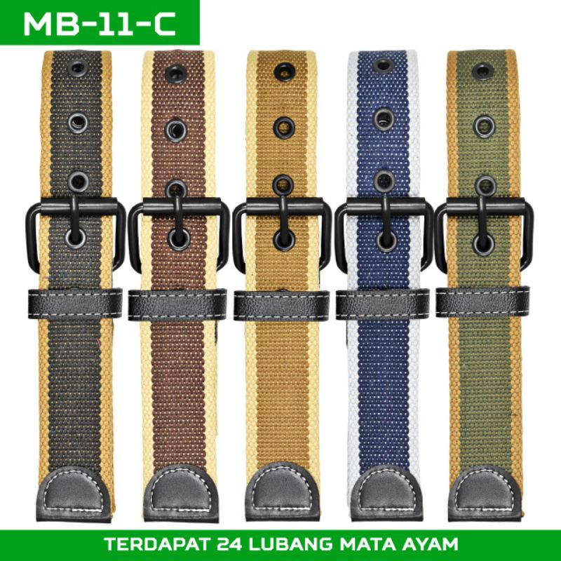 Ikat pinggang kanvas Pria / Wanita Gesper kanvas nylon Sabuk kanvas Lubang