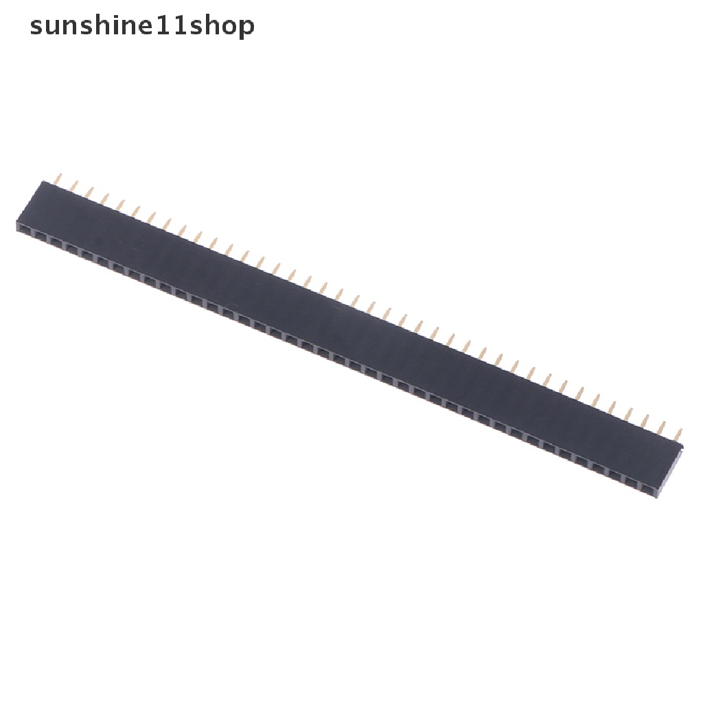 Sho 40pin 1x40 Baris Tunggal Female 2.54 pitch PCB JST Konektor Strip Untuk Arduino N