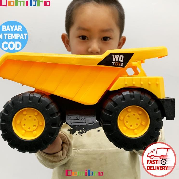 ➳ [COD] Mainan Truk Besar Truk Pasir Mainan Mobil Konstruksi Mainan Untuk Anak Laki-Laki ☇