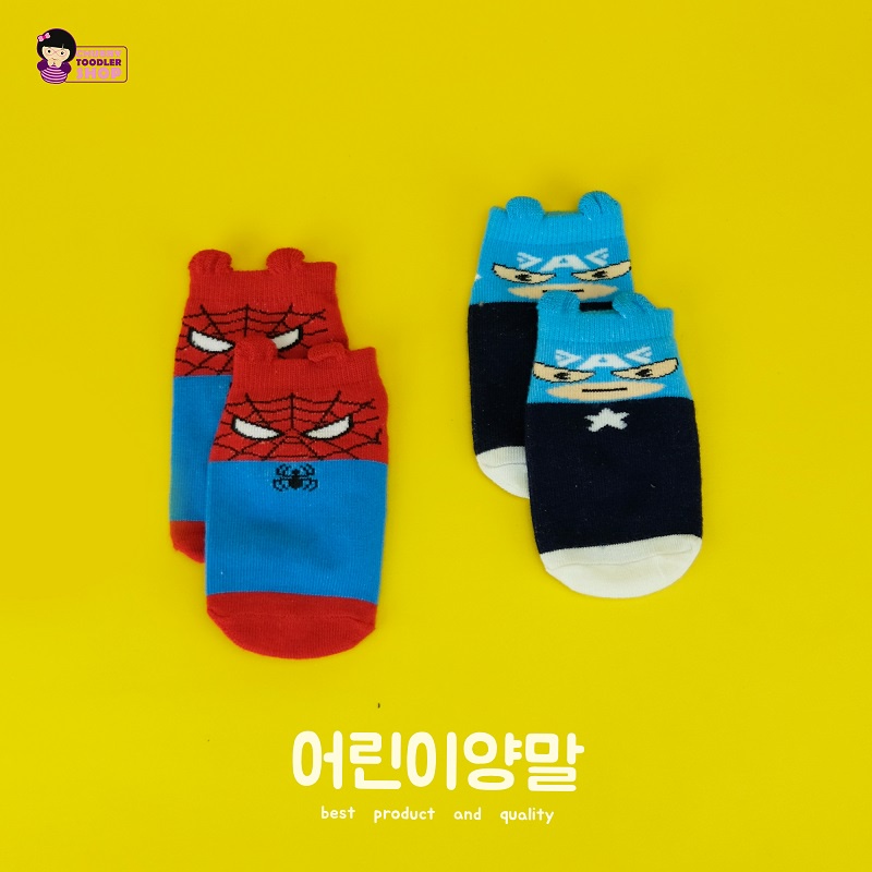 Minipetite SC2120 - SC2121 Kaos Kaki Anak Non Slip Karakter