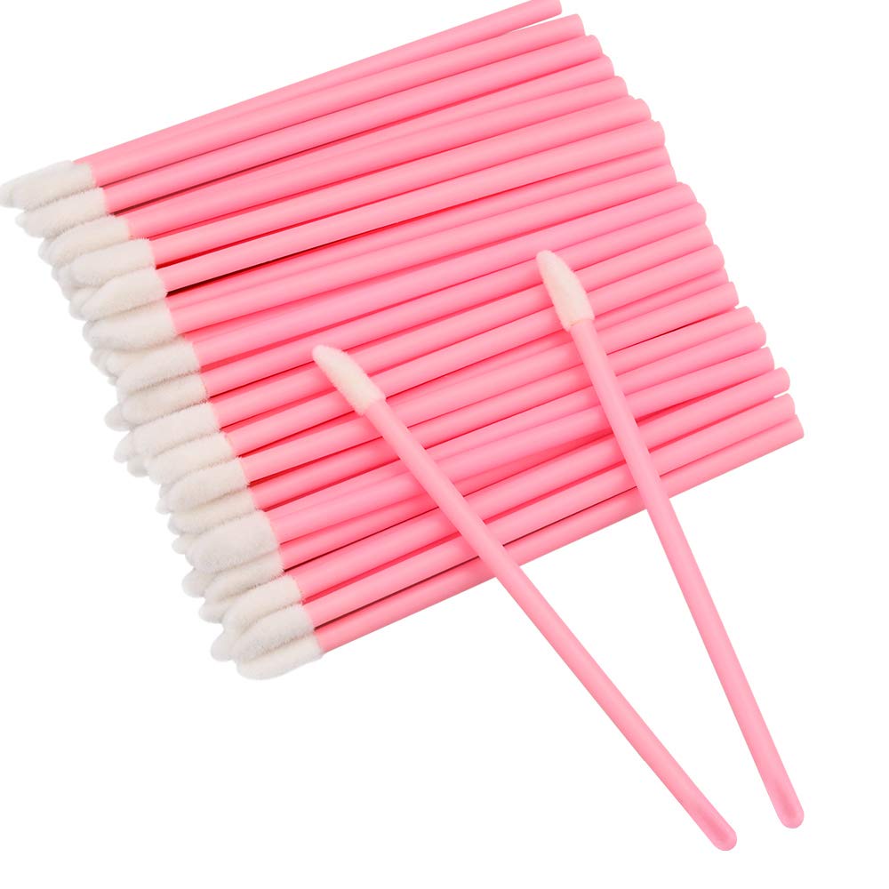 Disposable Lip Brush Wand Applicator / Mascara Wand Brush Sisir Mascara / Eyeliner Wand Brush 1 PACK 50pcs