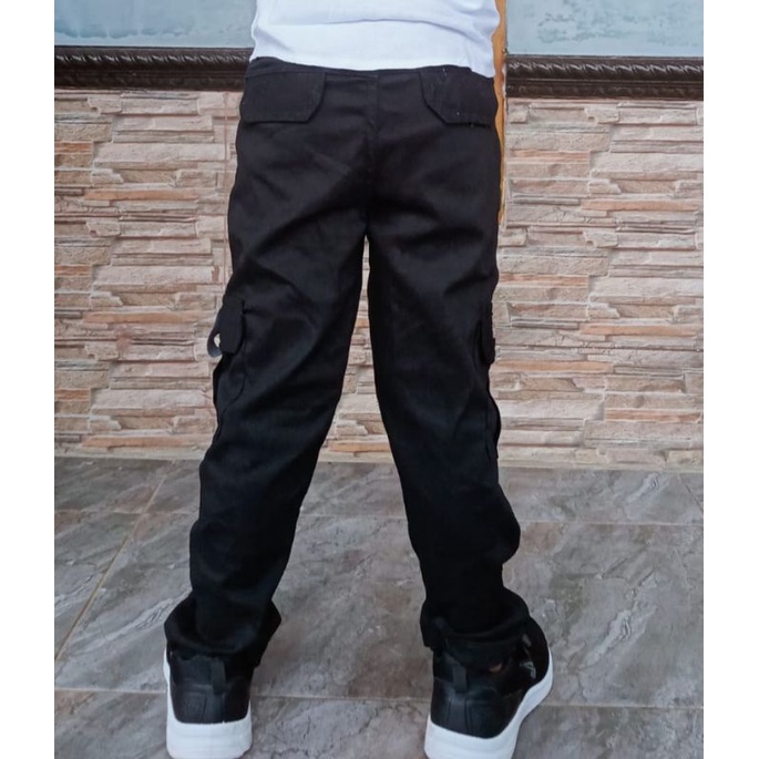 (COD)CELANA CHINO CARGO PANJANG ANAK BOOMBOOBEEE 1-12TH/TWILL STRECH COMBED