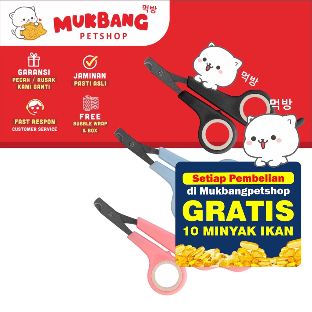 Gunting Kuku Kucing Pemotong Kuku Kucing Gunting Kuku Candy Nail Cutter Nail Clipper Gunting Kuku Hewan Stainless Steel Pet Care Pemangkas Kuku Hewan Alat Grooming Kucing Set Pet Nail Pet Grooming