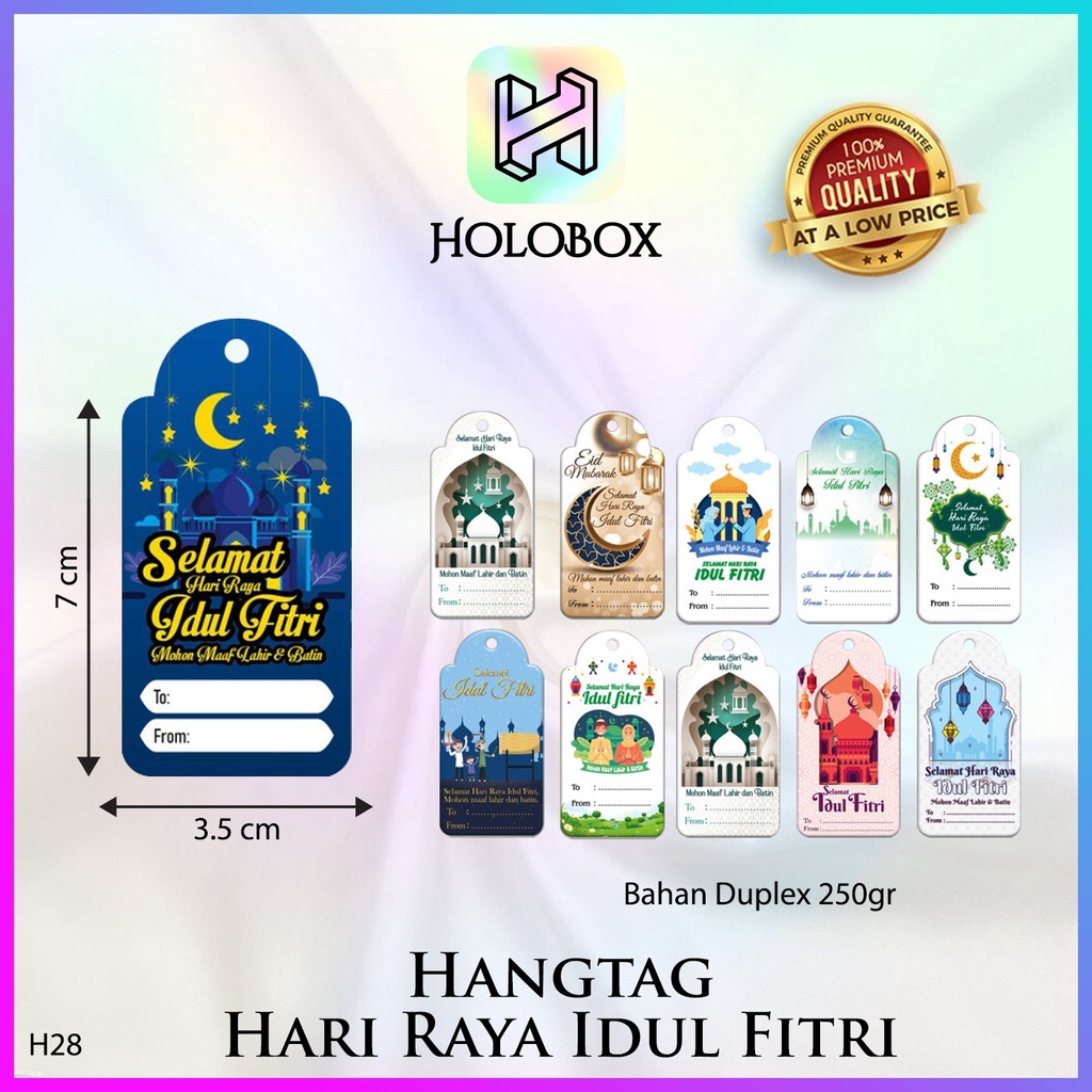 

Hang Tag – Hang Tag Motif Idul Fitri 3.5x7 | H28