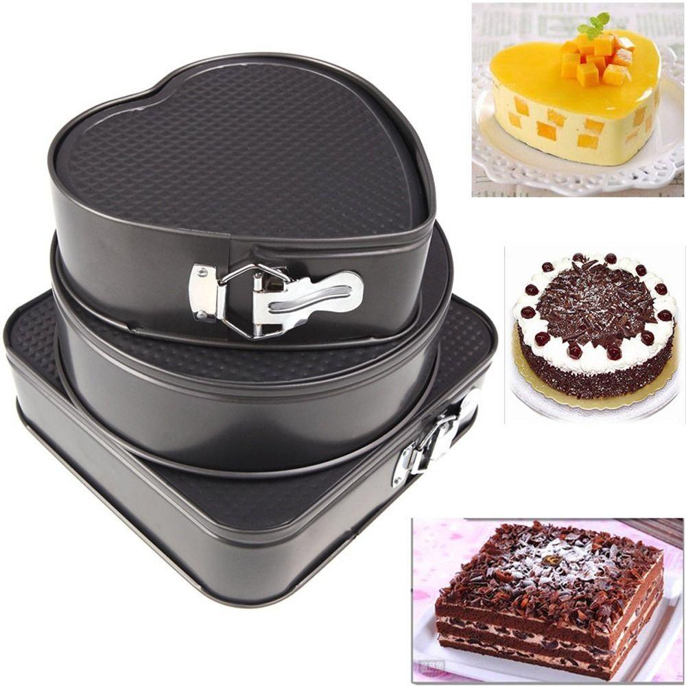 R-FLOWER Adjustable Bottom Baking Pan New Carbon Steel Anti Lengket Honeycomb Bottom