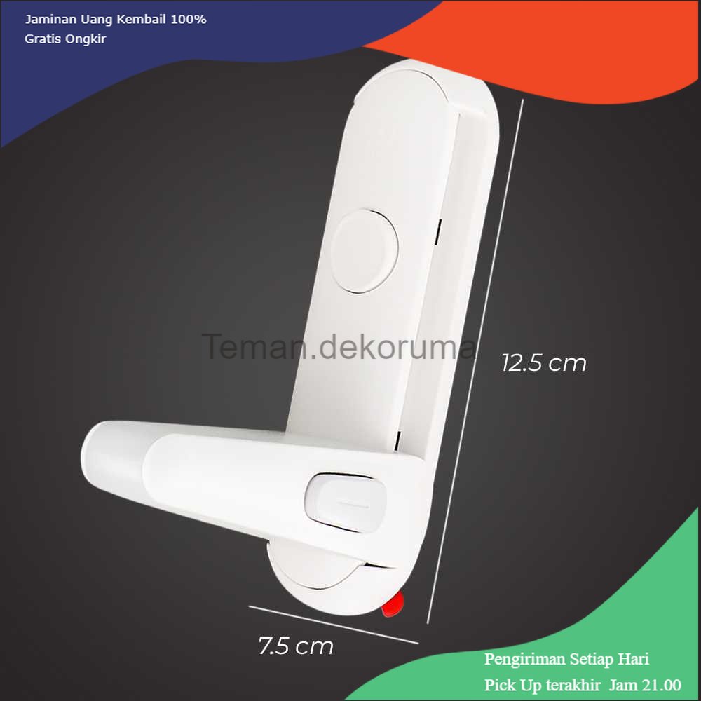 TD - DPR Pengaman Gagang Pintu Tempel Door Lever Lock Safety Child - 3M