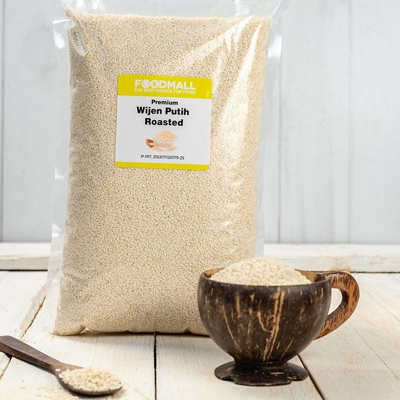 

✤ Wijen Putih PANGGANG 1 KG / ROASTED ☛