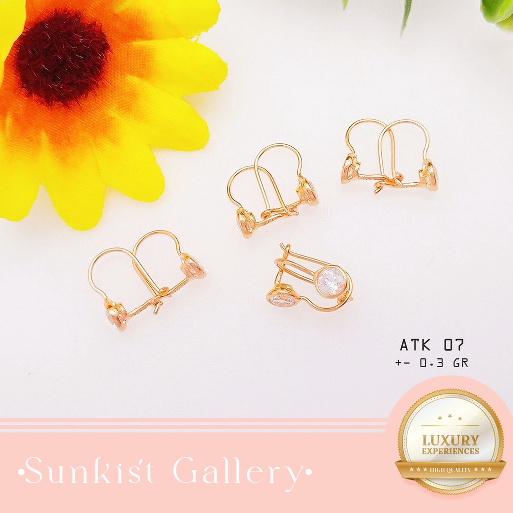 ANTING BAYI USIA 0-12 BULAN ANTING EMAS ASLI KADAR 6KARAT /300% DAN 8KARAT / 375% ANTING BAYI BEST S