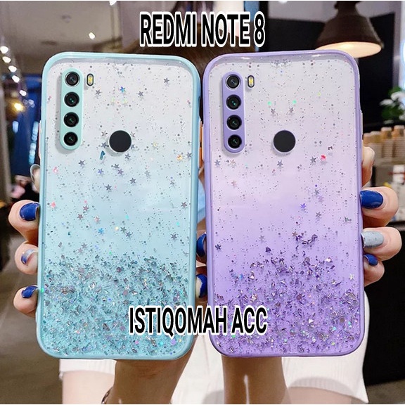CASING GLITER (  XIAOMI REDMI NOTE 8 ) CASE GLITER TERLARIS 2023 - ISTIQOMAH ACC