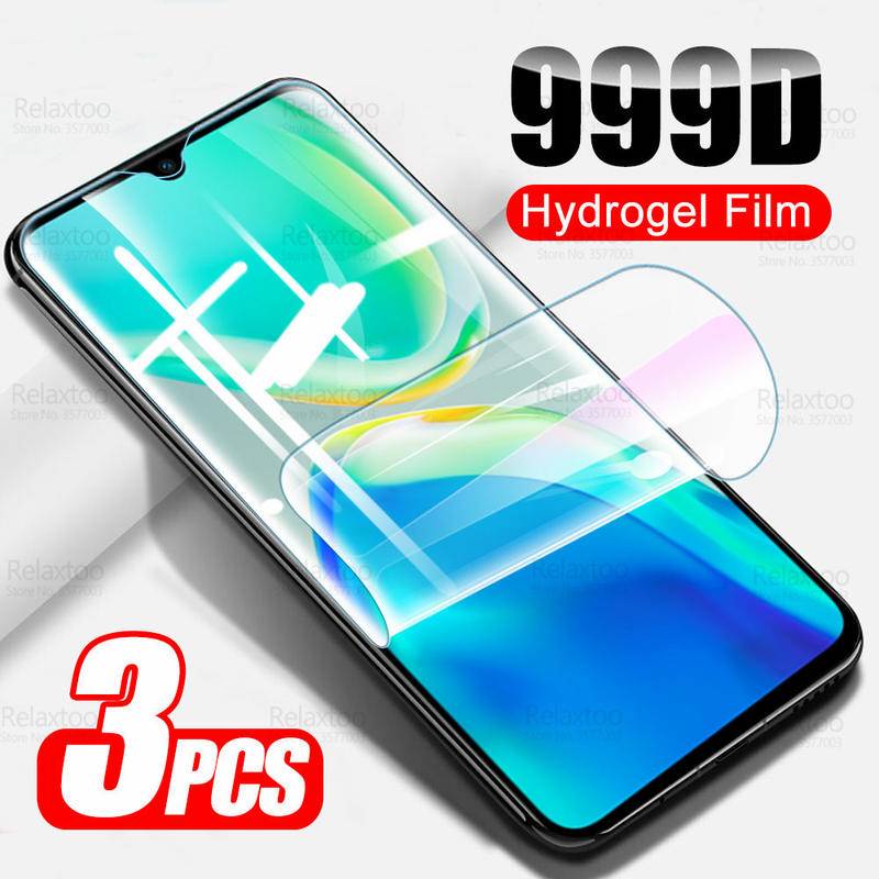 3pcs Untuk Vivo V25 5G Hydrogel Film 3Pcs 999D Curved Soft Film Untuk Vivo V25 Pro V25Pro V25 V25E 4G Pelindung Layar Bukan Tempered Glass