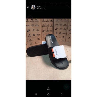 sandal slop volcom pria wanita murah