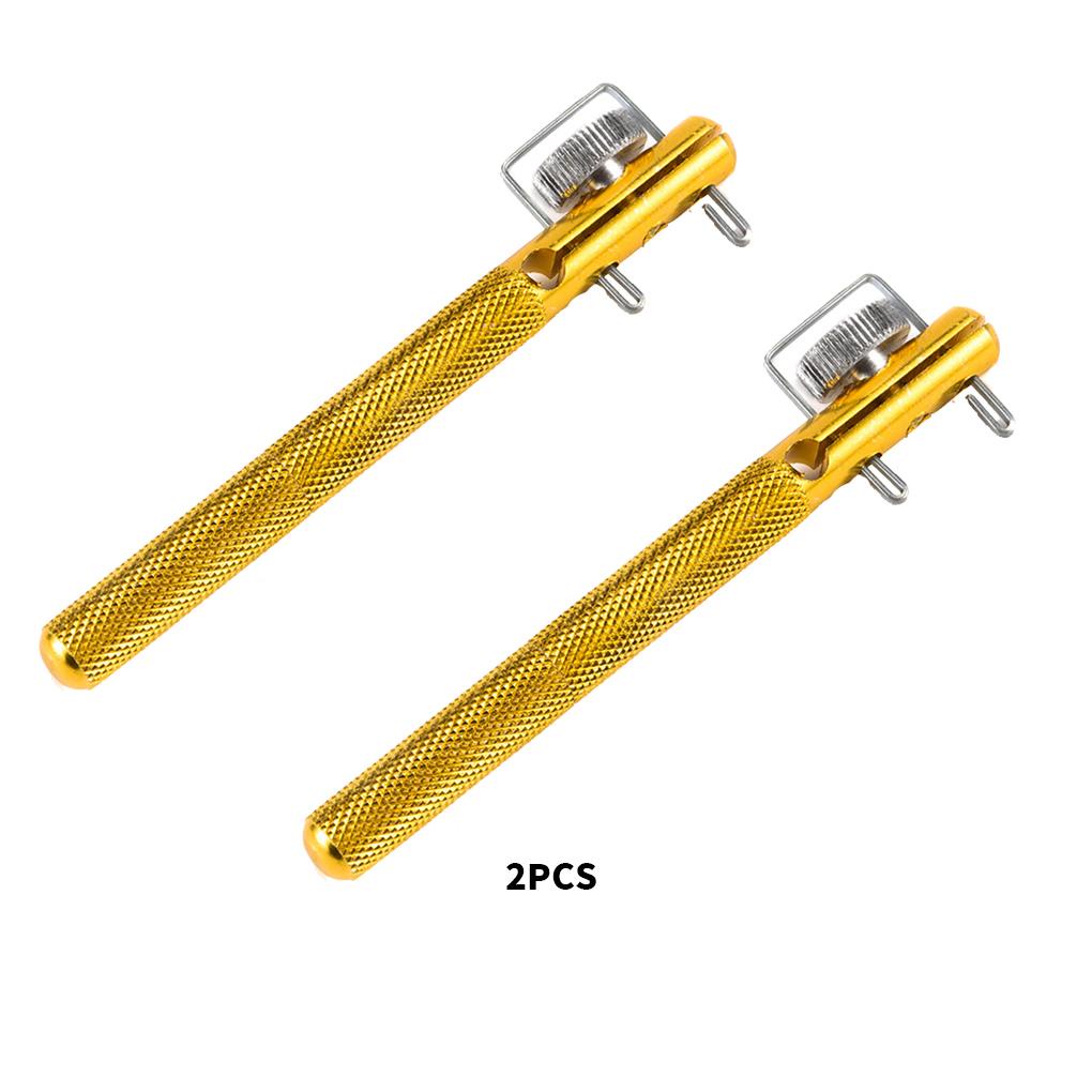 Huit 2pcs Metal Fishing Hook Knotter Rustproof Tahan Aus Tie Hooks Loop Decoupling Remover Memancing Ikan Gurame Aksesori