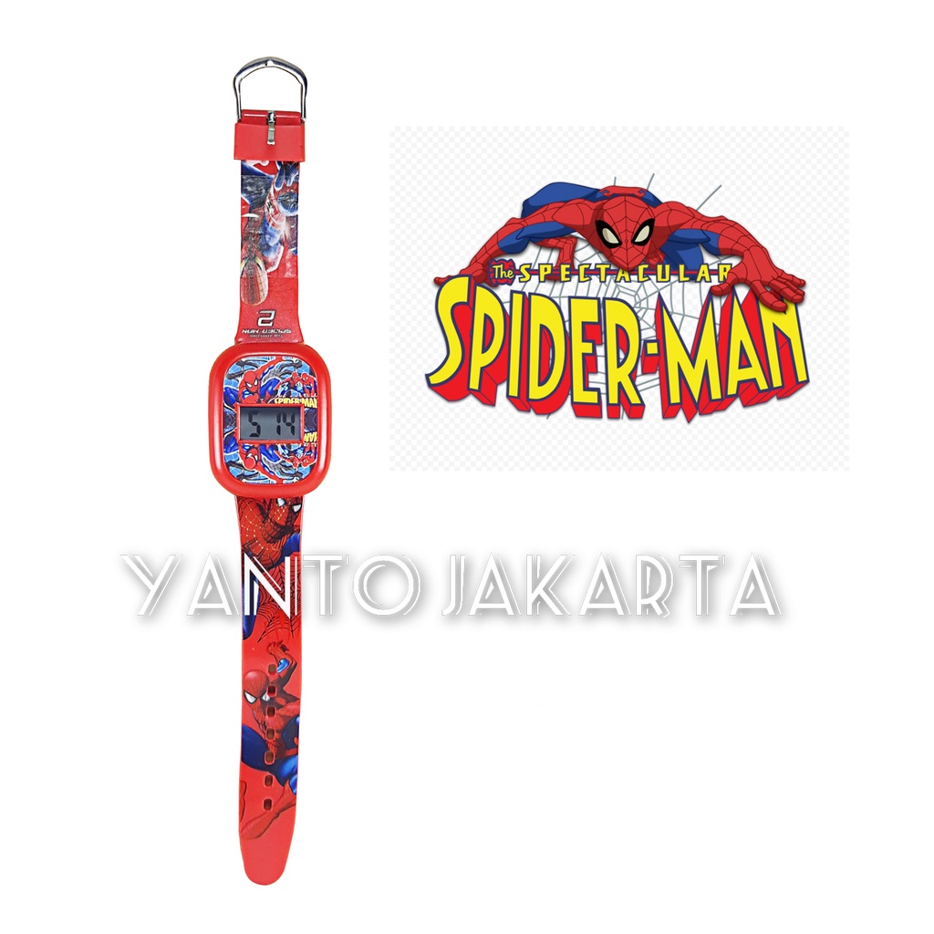 JAM TANGAN SPIDERMAN ANAK LAKI LAKI