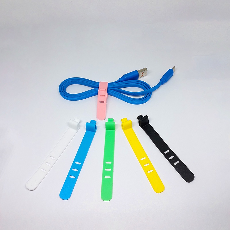 Klip Kabel / Pengikat Kabel Charger Headset Silikon Karet/Perapih Kabel Charger Earphone