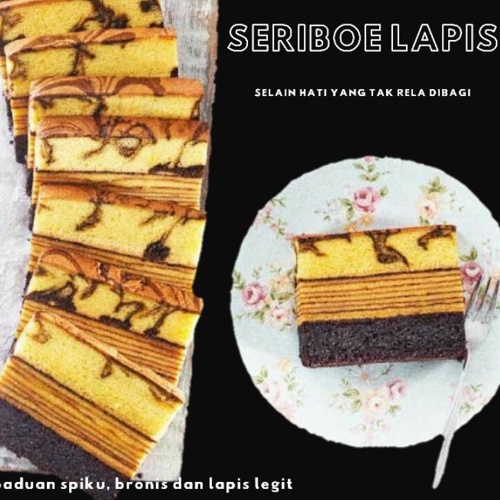 

✰ Seriboe Lapis (3in1 Cake) kue lapis surabaya roti & kue moist spikoe ♟