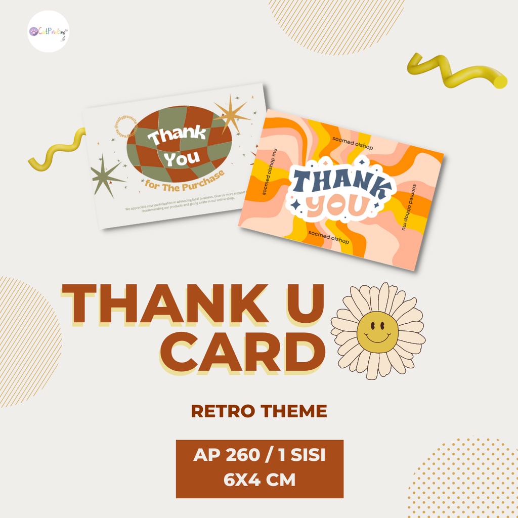 

Kartu Ucapan Terima Kasih MURAAHH !! Thanks Card / Thank You Card / Custom Desain