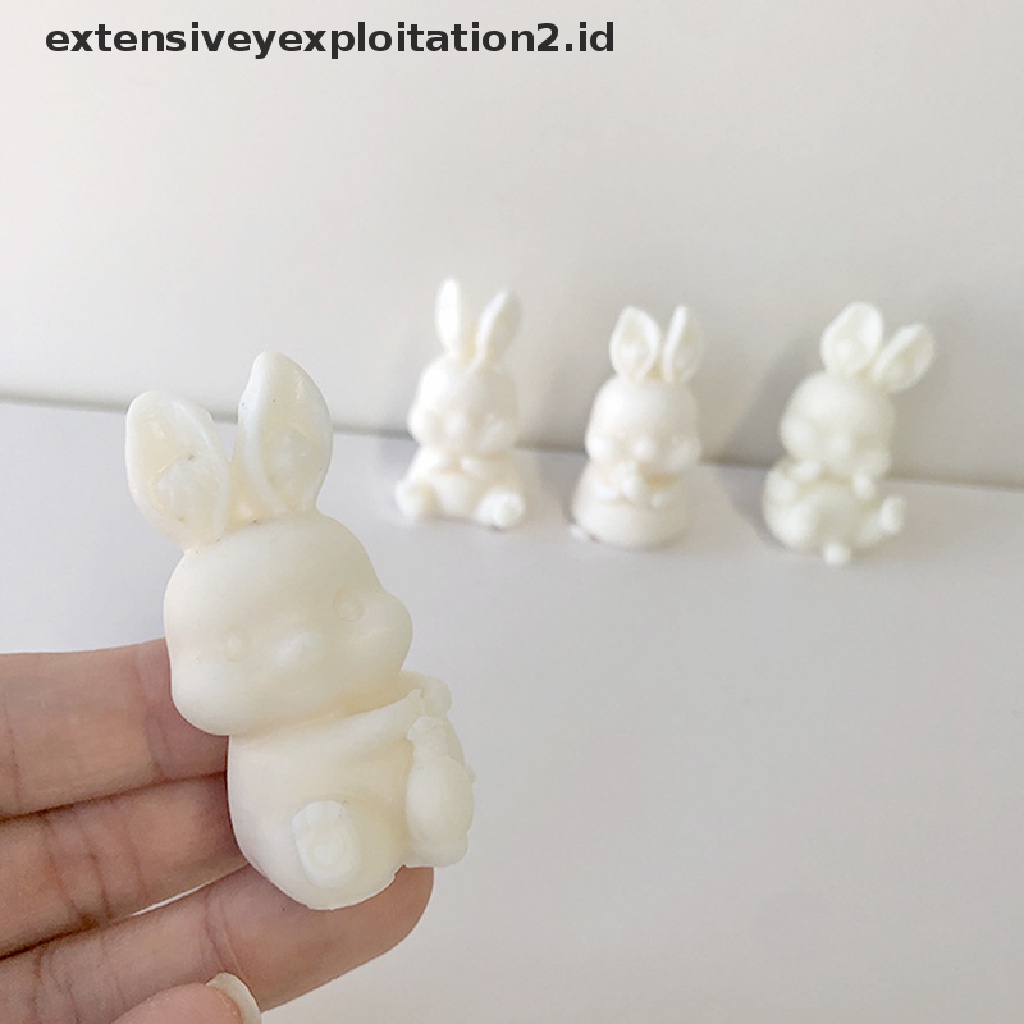 {NEW} Easter Cute Rabbit Silicone Mold DIY Cetakan Kue Coklat Cetakan Kue Dekorasi.