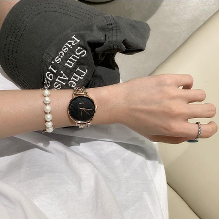 ONNIE Naidu Jam Tangan Wanita KY-GC Analog Model Ulzzang Korea Terbaru Vintage