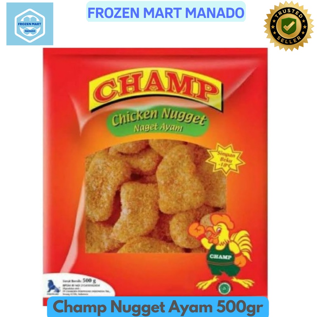 

Champ Nugget Ayam 500gr - Frozen Mart Manado (Frozen Food Manado)