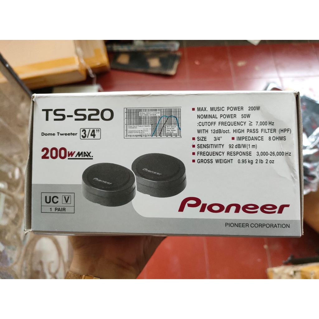 Tweeter Mobil TS-S20 200W Car Audio Pioneer