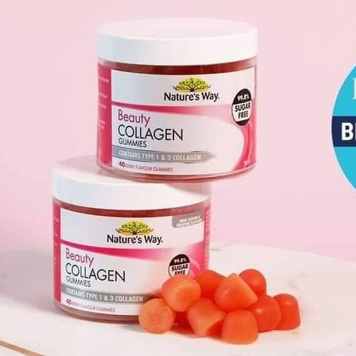 Natures way Beauty Collagen Gummies isi 40 / Vitamin Collagen