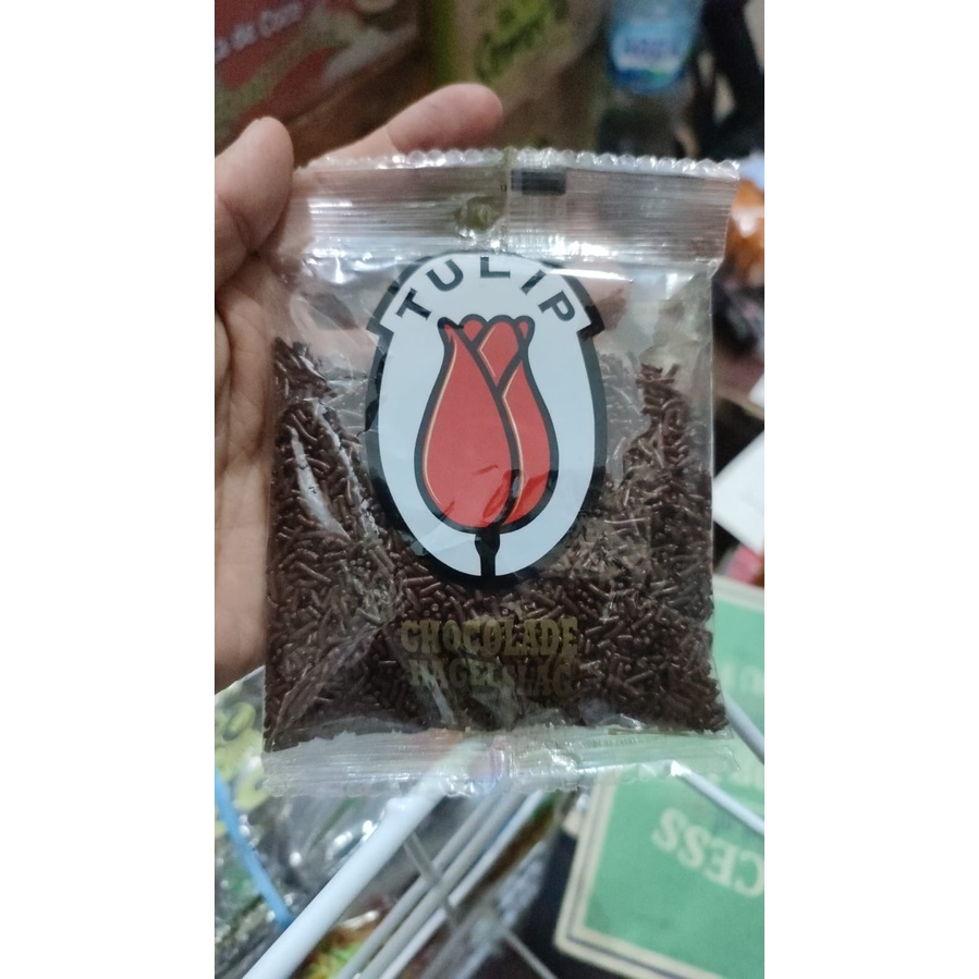 Tulip meses coklat  (75gr) meses enak dan murah