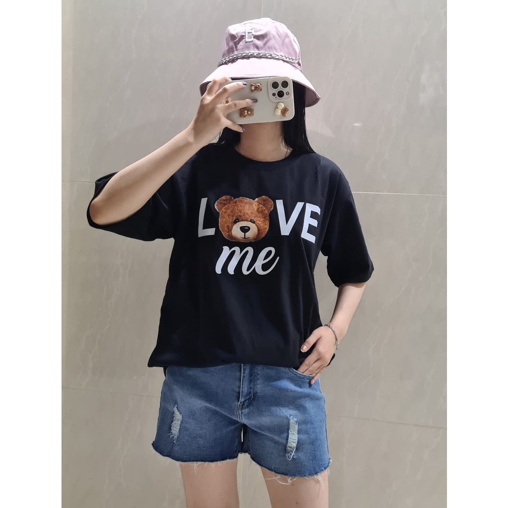 Baju Kaos Hitam Keren Lengan Pendek/Tshirt Baju Kaos Cewek Cowok Motif Kekinian Sr 11 ( REAL PICS )