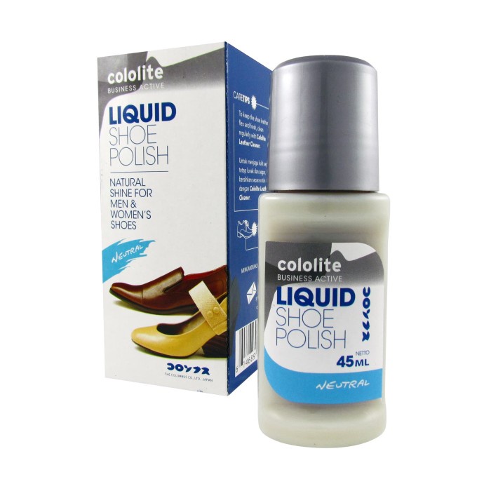 Perawatan Cololite Liquid Shoe Polish 45 Cc Neutral