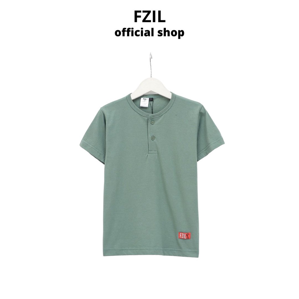 FZIL Kaos Kancing Anak Laki-Laki 1-10 Tahun Mineral Green