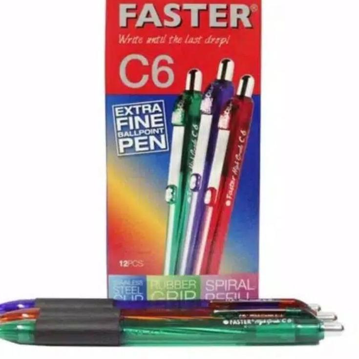 

Kejutan Promo PULPEN FASTER C6 ASLI 1 Lusin