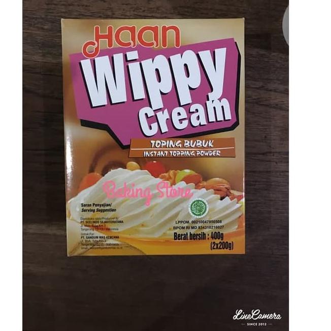 

(Terbaik) Haan Wippy Cream - Whipped Cream 400gr