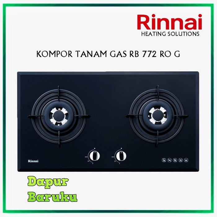 Terlaris Kompor Tanam Rinnai Rb 772 Ro G / Rb 772 Ro(G)