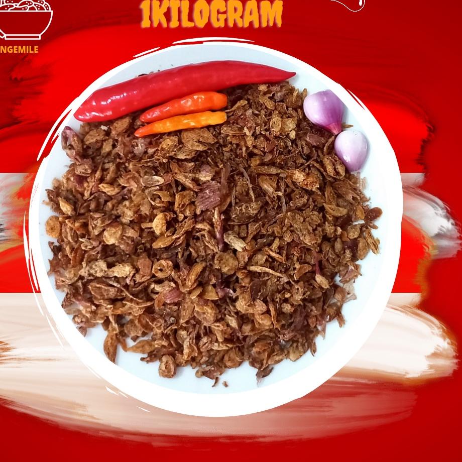 

Menarik BAWANG GORENG 1KG MURNI GRADE B 66E~