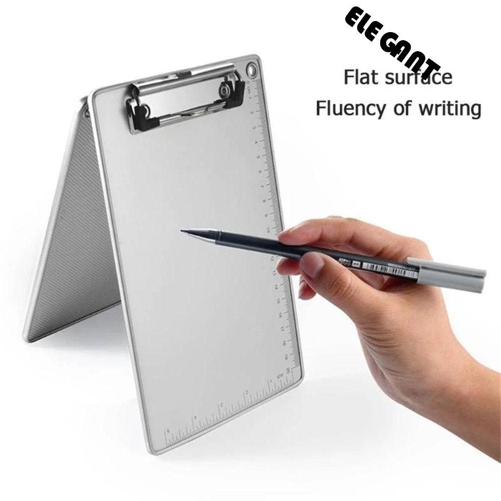 [Elegan] Clipboard Perlengkapan Kantor Perlengkapan Sekolah A5 File Folder Kertas Penyimpanan Tiket Buku Kolekte Tempat Dokumen A4