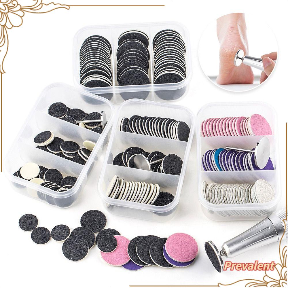 Preva 60PCS Nail Polisher Pedicure Alat Pemangkasan Kuku File Yang Dapat Diganti Penghilang Kulit Mati