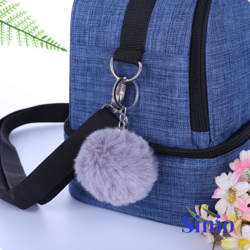 Gantungan Bulu Pompom Viral Serbaguna Kunci Aksesoris Tas Ransel Selempang Totebag Slingbag Shoulder Wanita Lucu Kpop Bts ACK36