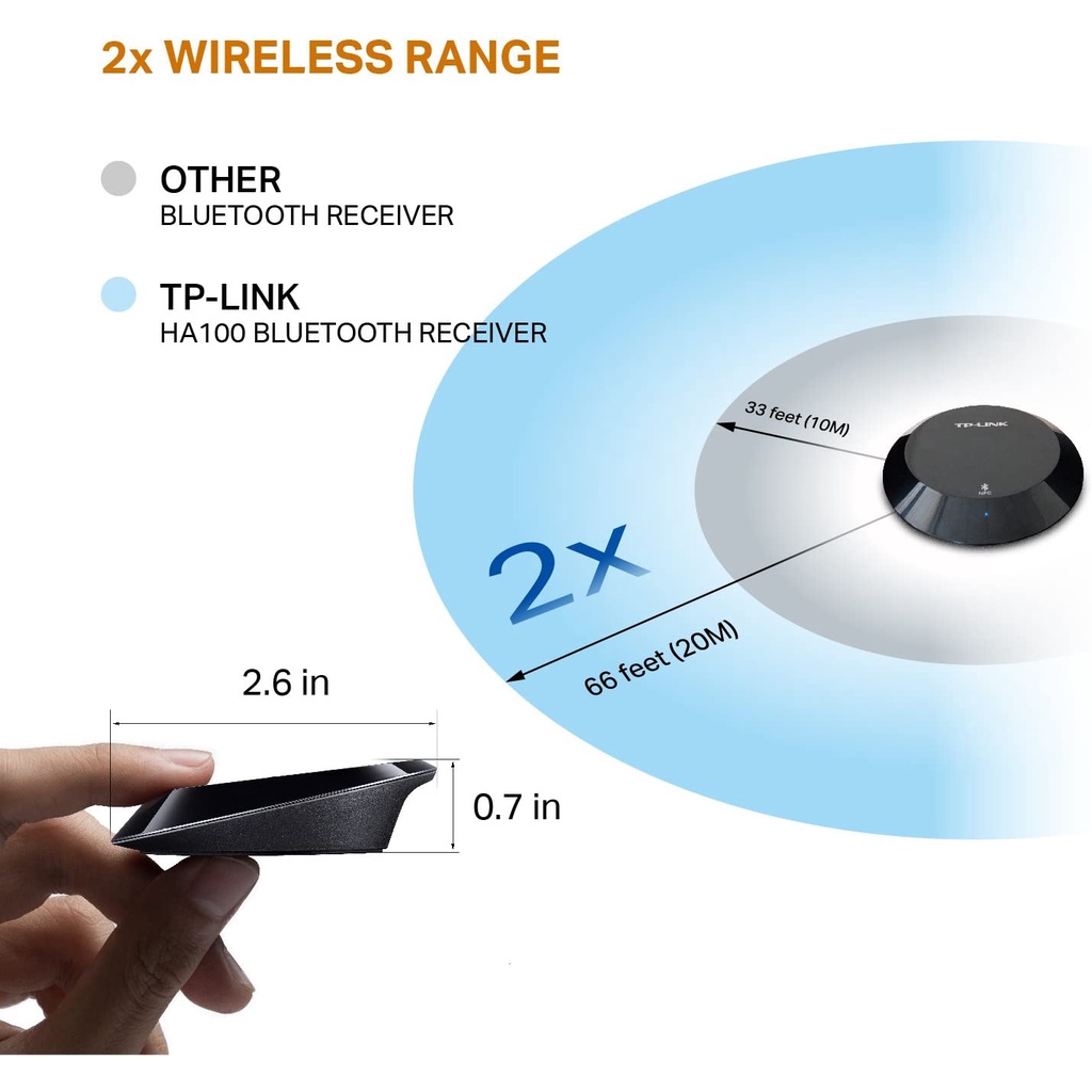 TP-Link Bluetooth Music Receiver HA100 NFC