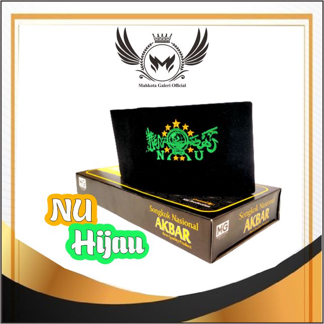 PROMO 1 Abad NU !! Songkok Bordir Nahdhatul Ulama / Peci NU / Kopiah Santri Nusantara