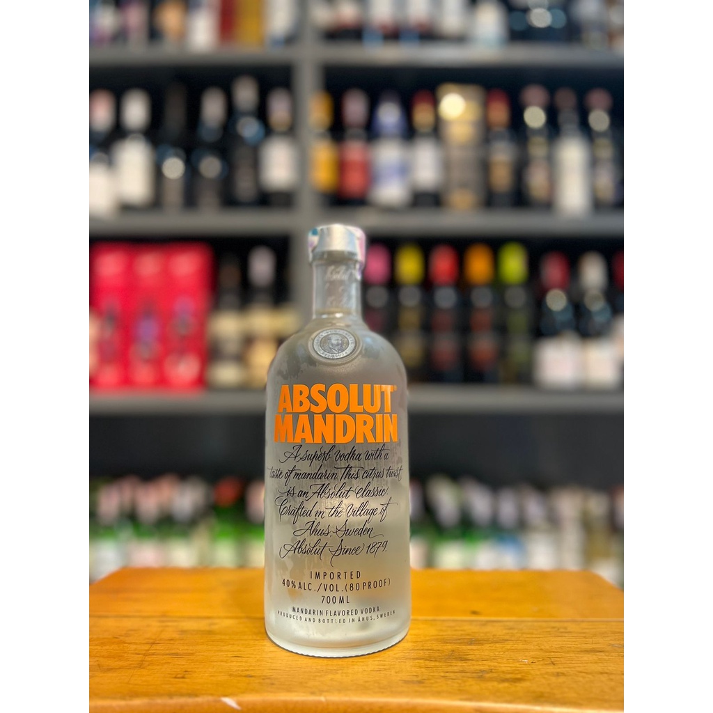 ABSOLUT MANDARIN ORANGE VODKA 700 ML