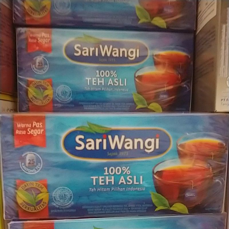 

TEH CELUP SARI WANGI ISI 25 PCS KEMASAN KOTAK