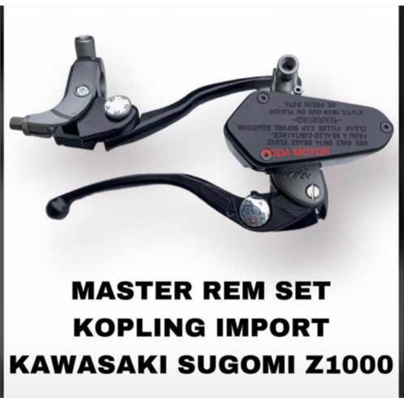 MASTER REM SUGOMI Z1000 RADIAL SET KOPLING TABUNG OVAL KAWASAKI NINJA 150 NINJA R NINJA SS VIXION TIGER CB150R R15 MEGAPRO RX KING VARIO MIO SCOOPY DLL