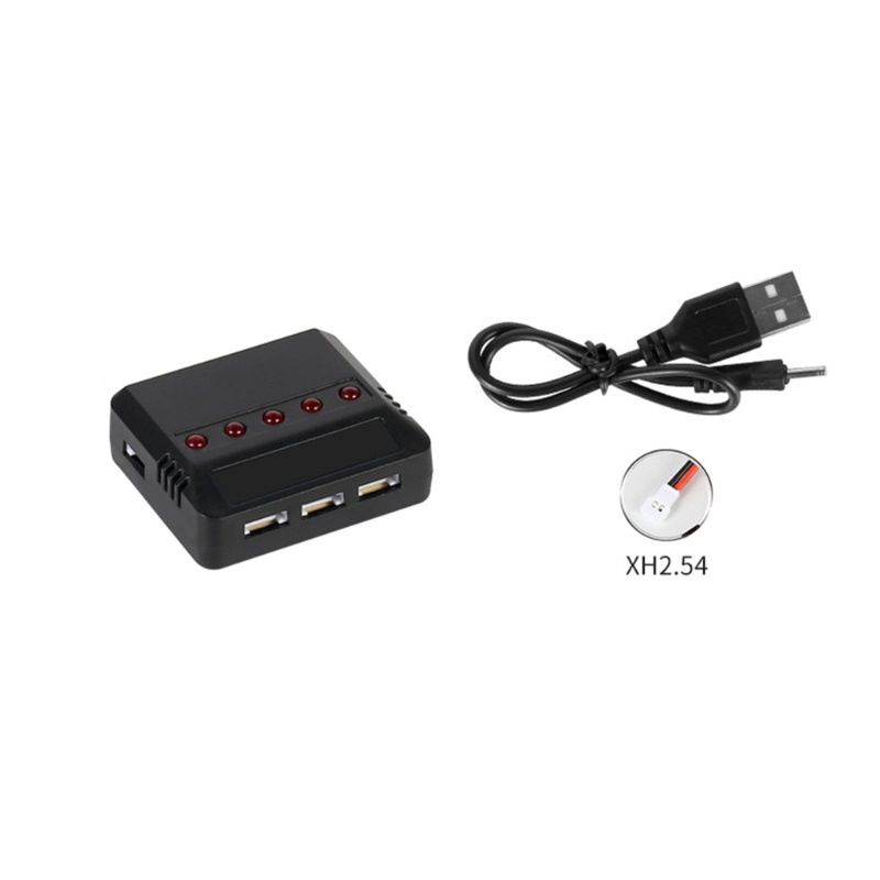 Zzz 3.7V 500mAh Lipo Dan Charger USB 5in1 Untuk Wltoys WL Tech V911s RC Helikopter Sparepart Aksesoris