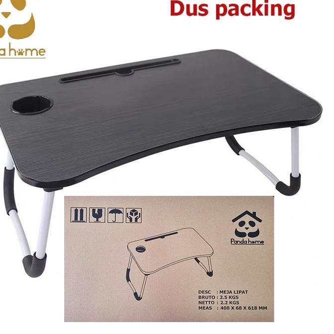 ✤ Panda Home Meja Lipat Serbaguna Meja Lipat Meja Laptop & Meja Belajar ♦