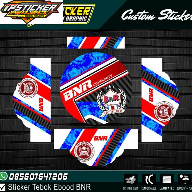 Sticker Tebok BNR