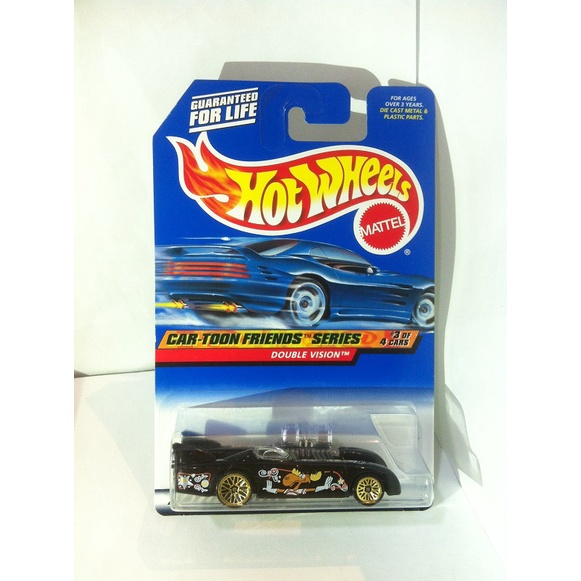 Hot Wheels. 1999 Car-Toon Friends Series - 3. Double Vision. Chrome Engine by MATTEL 1999