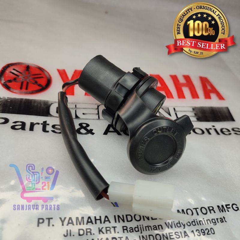 charger hp usb motor yamaha lexi 125 original 12v