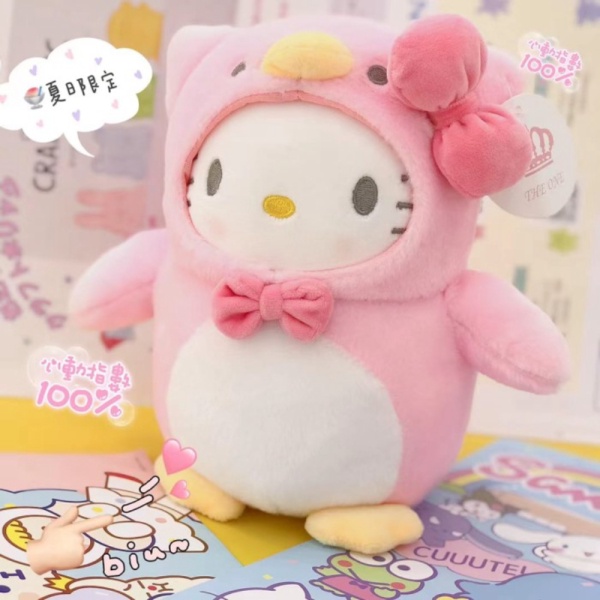 

Unik Boneka Cartoon Costume Bebek Lucu Bahan Plush - Hellokitty Limited