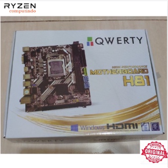 Motherboard Qwerty H81 with M2 NVMe Slot - LGA 1150