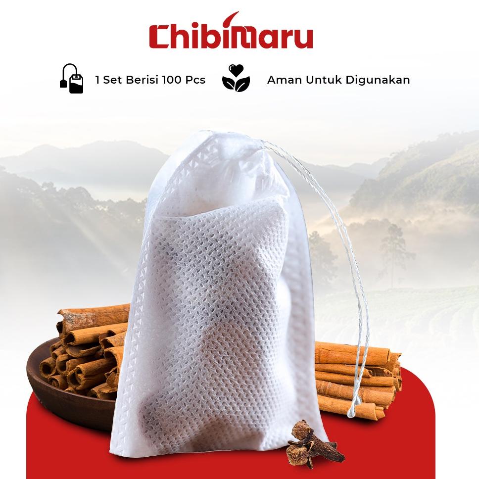 

H79 Kantung Teh Celup Kosong 100 Pcs Food Grade Teabag Herbal PROMO ⇕