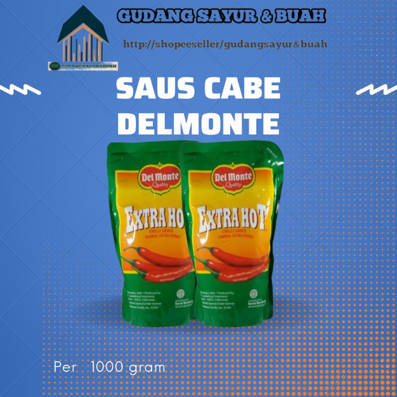 

Saus Sambal / Extra Hot Saus Delmonte 1 Kg